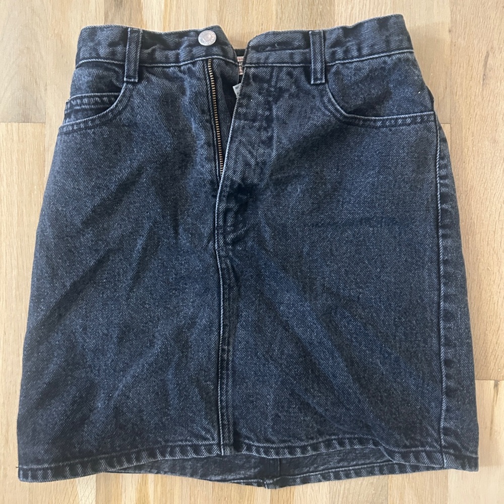 Vintage Black Guess Jean Skirt